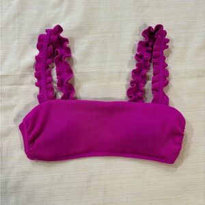 Magenta Bralette Bikini Top